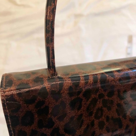 Genuine Escada Designer Leopard Print Hand Bag - Made in Italy - Picture 14 of 16